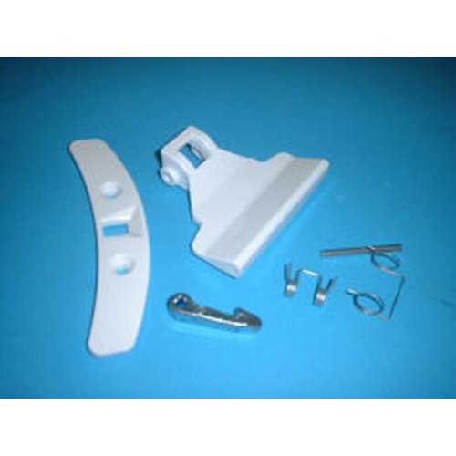Weiß Tür Griff Kit für Electrolux Waschmaschine entspricht 50252035006