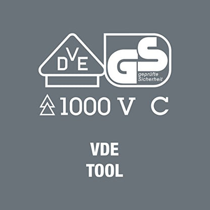 Wera 05006470001 165 iS PZ/S # 1 + 2, VDE-isolierter Schraubendrehersatz mit reduziertem Klingendurchmesser, PZ/S # 1 + 2