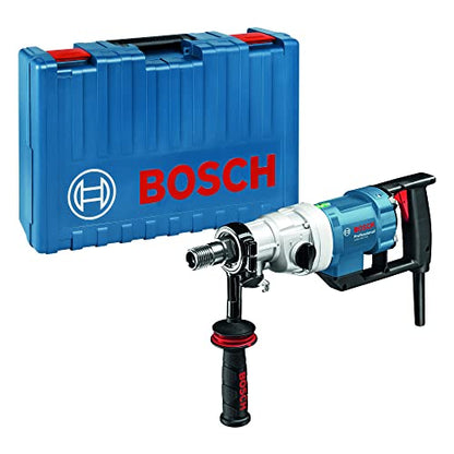 Bosch Professional Nass-Diamantbohrmaschine GDB 180 WE (5,2 kg, 2.000 Watt, 230 Volt, 180 mm Bohrbereich, Adapter Staubabsaugung, Kugelhahn, im Koffer)