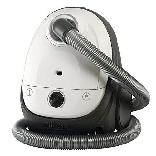 Nilfisk ONEALLERGY, Bodenstaubsauger, Weiß - White (White), 750 W, 3 liters, 73 Dezibel