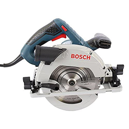 Bosch Professional Handkreissäge GKS 55+ GCE (inkl. Innensechskant, 1xKreissägeblatt for Wood, Parallelanschlag, Vakuumadapter, im Karton)