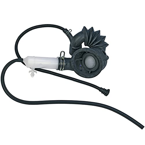 Bosch Siemens 480442 ORIGINAL Gummibalg Saugschlauch Faltenbalg Formgummischlauch Gummi mit Ökoverschluss und Entleerungsschlauch Waschmaschine auch Neff Balay Constructa