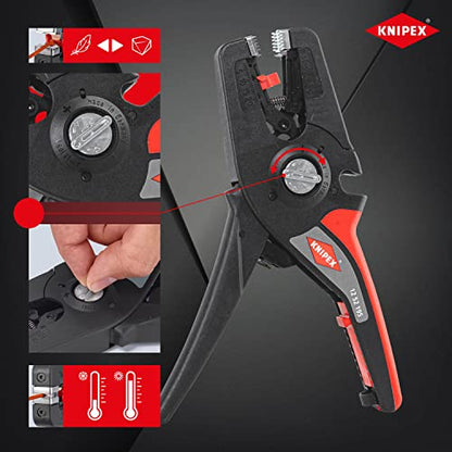 Knipex PreciStrip16 Automatische Abisolierzange 190 mm 12 52 195