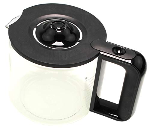 Ersatzkanne / Glaskanne Siemens Kunststoff schwarz für TC80104 TC86303 TC86304