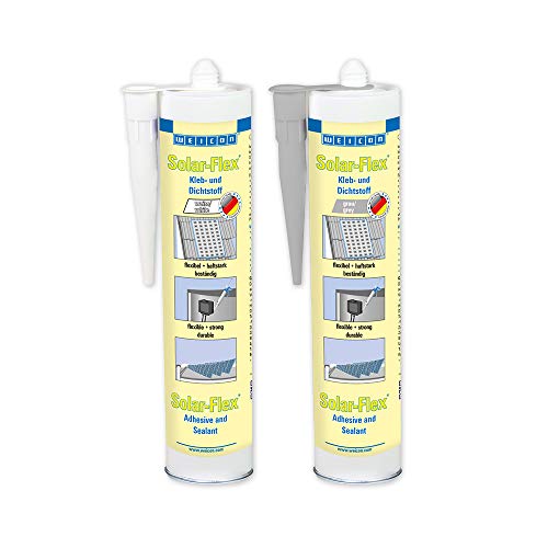 WEICON Solar-Flex MS-Polymer 290 ml grau | Klebstoff für die Solar- und Photovoltaikanlagen