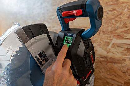 Bosch Professional BITURBO Akku-Gehrungssäge GCM 18V-305 GDC (inkl. Sägeblatt, Connectivity-Modul, Staubbeutel, ohne Akkus und Ladegerät, im Karton)