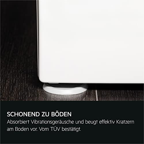 AEG Schwingungsdämpfer A4WZPA02 / 4 Stück Schwingungsdämpfer / Ø 45 mm / geräuschreduzierend / Anti-Vibration / für Waschmaschinen und -trockner sowie Wäschetrockner