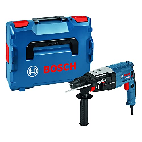 Bosch Professional Bohrhammer GBH 2-28 (880 Watt, mit SDS-plus Aufnahme, bis 28 mm Bohr-Ø, Rückschlag-Schutz, in L-BOXX)