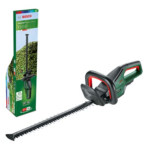 Bosch Akku-Heckenschere UniversalHedgeCut 18V-50 (ohne Akku, 18-Volt-System, Messerlänge 50 cm, im Karton)