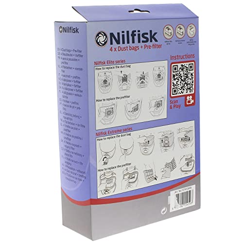 NILFISK DUSTBAGS GMELITE PAPIER