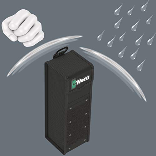 Wera 05004356001 2go 7 Textile Werkzeug Box Schwarz 100 x 105 x 300 mm