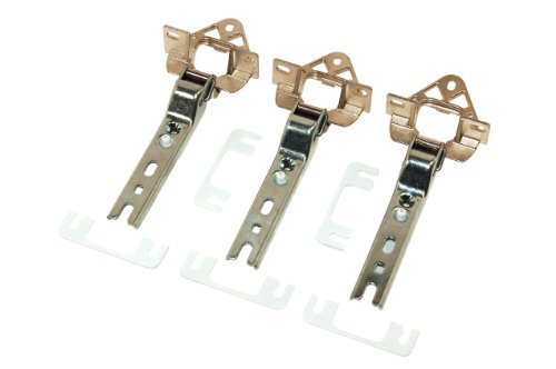 Bosch 00268699 Gefriergerätezubehör/Türen/Original Ersatz-Türscharnier Dekor Packung mit 3 für Ihre Kältetechnik/Türscharnier Decor