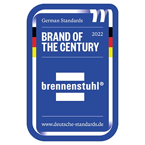 Brennenstuhl Comfort-Line Plus Steckdosenleiste 4-Fach (Mehrfachsteckdose mit Flachstecker, Schalter, 2m Kabel und extra breite Abstände der Steckdosen) schwarz