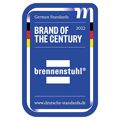 Brennenstuhl Comfort-Line Plus Steckdosenleiste 6-Fach (Mehrfachsteckdose mit Flachstecker, Schalter, 2m Kabel und extra breite Abstände der Steckdosen) schwarz