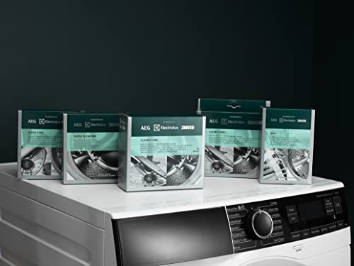 AEG M3GCP400 9029799195 Clean and Care - für Waschmaschine und Geschirrspüler (Inhalt 12 Stück) 3‑in‑1 Reinigung und Pflege Entfettungs-, Entkalkungs- und Hygienemittel