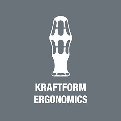 Wera '05057480001 826 T Kraftform Turbo Getriebe-Schraubendreher, 1/4" x 146 mm