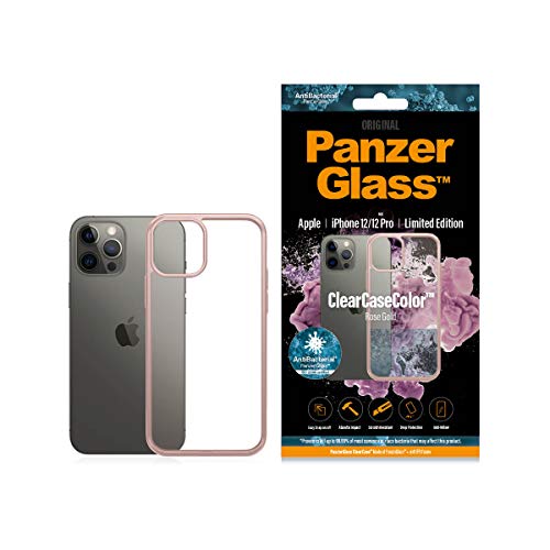 PanzerGlass Color Case iPhone 12/12 Pro Antibakt, Rosegold
