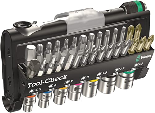 Wera 05073220001 Tool-Check ????????????1 SB, Kompakt Werkzeugsatz, metrisch, 38-teilig