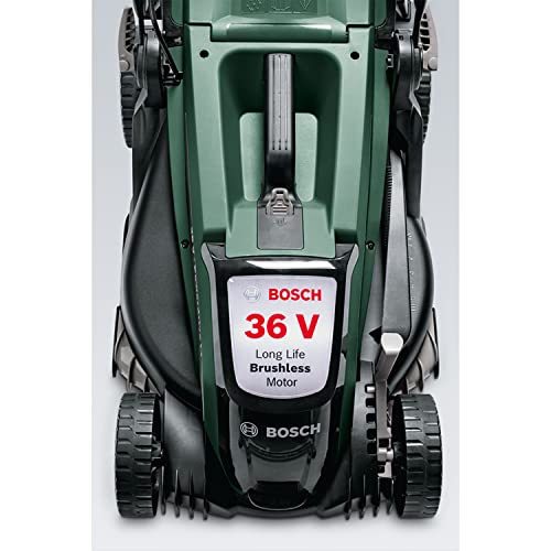 Bosch Home and Garden Akku Rasenmäher EasyRotak 36-550 (36 V, 1 Akku 4,0 Ah, Schnittbreite: 37 cm, Rasenflächen bis 550 m2, im Karton) Neues Design | EasyRotak