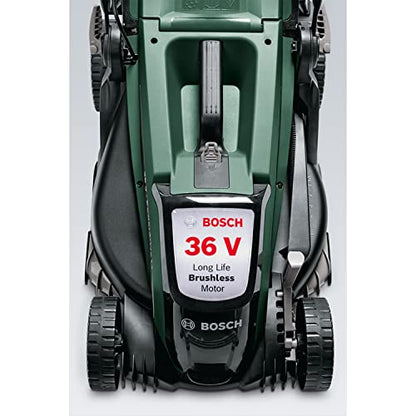 Bosch Home and Garden Akku Rasenmäher EasyRotak 36-550 (36 V, 1 Akku 4,0 Ah, Schnittbreite: 37 cm, Rasenflächen bis 550 m2, im Karton) Neues Design | EasyRotak