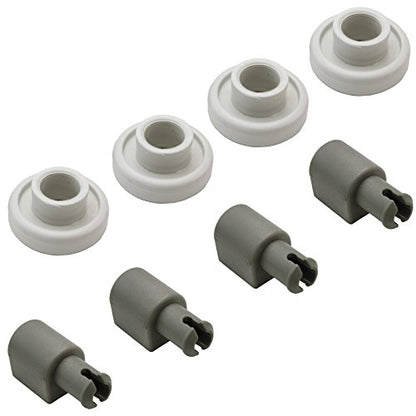 AEG Geschirrspüler TOP Oberer Korb Räder und Kunststoff Pins (Set von 4)