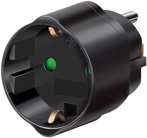 Brennenstuhl Reisestecker Adapter, Steckdosenadapter Reise (Für: USA Steckdose und Euro Stecker