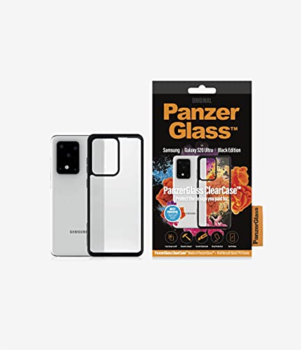 PanzerGlass™ ClearCase™ Samsung Galaxy S20 Ultra - Black Edition