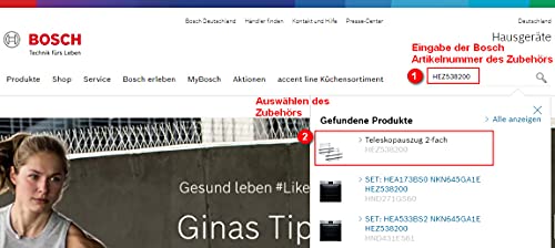 Bosch SMZ5300 Zubehör für Geschirrspülen, Stielglas Korb, Made in Germany