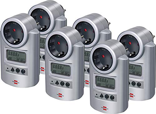 Brennenstuhl Primera-Line Zeitschaltuhr DT IP44, Digitale Timer-Steckdose (Wochen-Zeitschaltuhr, IP4