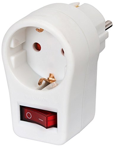 Doppelpack Brennenstuhl Reisestecker/-adapter Schutzkontakt - Italien schwarz, 1508470