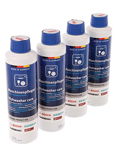 Bosch Siemens Spülmaschinen-Reiniger NEFF GAGGENAU Flaschen 4 x 250 ml