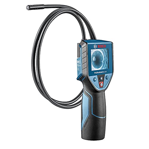 Bosch Professional Inspektionskamera GIC 120 (Kabellänge: 120 cm, Display: 2,7’’, 4x AA-Batterie, im Karton)