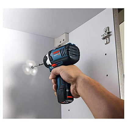 Bosch Professional 12V System Akku Drehschlagschrauber GDR 12V-105 (max. Drehmoment 105 Nm, ohne Akkus und Ladegerät, in L-BOXX 102)