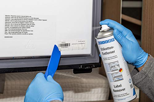 WEICON Etiketten-Entferner / 500 ml / mit Spezial-Spatel für effektives Arbeiten
