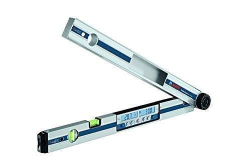 Bosch Professional Digitaler Winkelmesser und Neigungsmesser GAM 270 MFL (Laserpräzision, Gehrungswinkelberechnung, Schenkellänge: 0 - 270º, Länge: 60 cm)