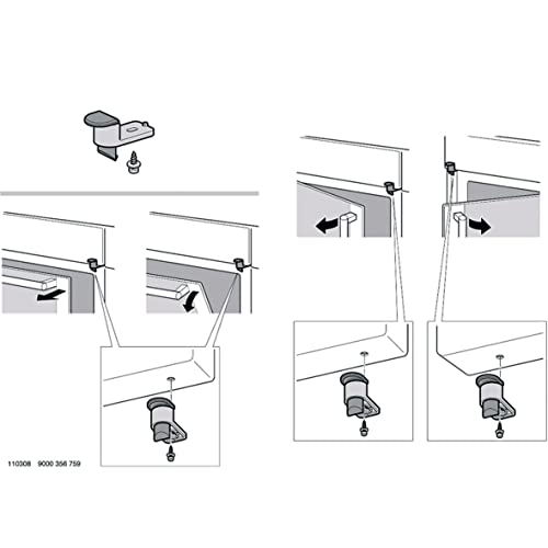 Kindersicherung Schutz Backofentüre Türsicherung Kinder Vorrichtung Backofen Original Bosch 00627547 627547 Constructa Pitsos Junker HB23A1220S HB23AB522S HBG73B530S HB73A1540S HBG73B530S HB63A1521S