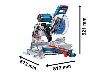 Bosch Professional Paneelsäge GCM 10 GDJ (1.800 Watt, Sägeblatt-Ø254 mm, 29 kg, inkl. 1x Sägeblatt, im Karton)