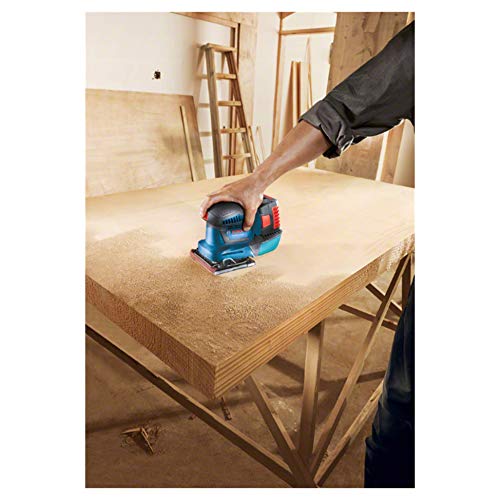 Bosch Professional 18V System Akku Schwingschleifer GSS 18V-10 (Schwingkreis-Ø: 1,6 mm, ohne Akkus und Ladegerät, im Karton)
