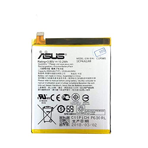 Akku für ASUS C11P1601 ZENFONE LASER ZB501KL Service Pack Offizielles 0B200-02450300