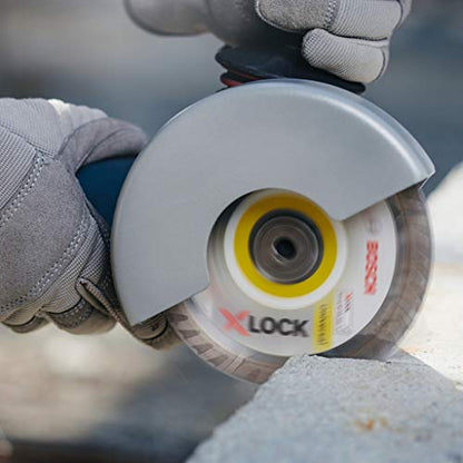 Bosch Professional Winkelschleifer GWX 19-125 S (1900 Watt, für X-Lock Zubehör, ScheibenØ: 125 mm, inkl. Anti-Vibrationshandgriff, Schutzhaube, im Karton)