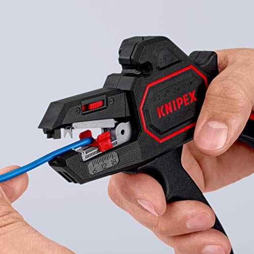 KNIPEX 12 62 180 Automatische Abisolierzange 180 mm, Schwarz