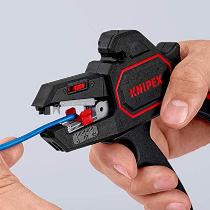 KNIPEX 12 62 180 Automatische Abisolierzange 180 mm, Schwarz