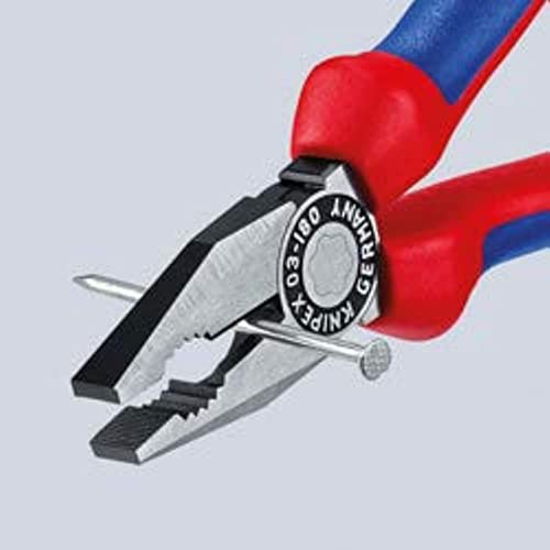 Knipex Kombizange verchromt, mit Mehrkomponenten-Hüllen 160 mm 03 05 160