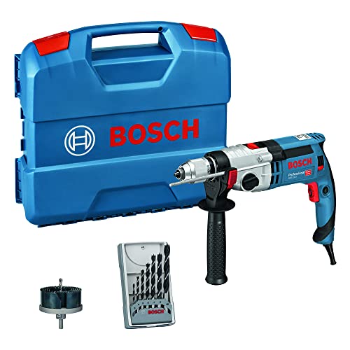 Bosch Professional Schlagbohrmaschine GSB 24-2 (1.100 Watt, max. Drehmoment: 40/14,5 Nm, inkl. Zubehörset, in L-Case)
