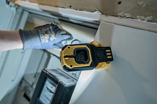 Brennenstuhl LED Akku Handleuchte HL DA 40 MH / Robuste Akku Arbeitsleuchte mit Schalter und integriertem Magnet (Handlampe mit 200lm und bis zu 3h Leuchtdauer, knickbarer Haltefuß)