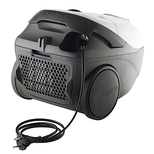 Nilfisk ONEALLERGY, Bodenstaubsauger, Weiß - White (White), 750 W, 3 liters, 73 Dezibel
