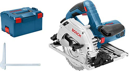 Bosch Professional Handkreissäge GKS 55+ GCE (1350 Watt, Sägeblatt-Ø: 165 mm, Parallelanschlag, 1x Kreissägeblatt, in L-BOXX 238)