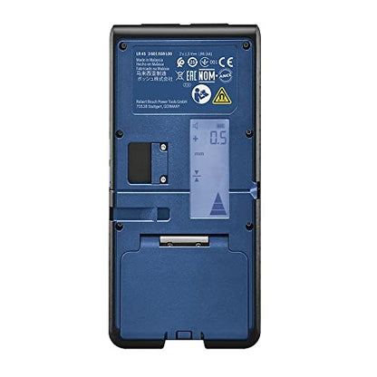 Bosch Professional Rotationslaser-Empfänger LR 45 (roter und grüner Laserstrahl, Empfängerhalterung RB 45, 2 AA-Batterien, Reichweite: bis 300 m Radius)