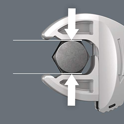 Wera '05020100001 6004 Joker S Selbstjustierender Maulschlüssel, Silber, 10-13 (7/16“-1/2“)