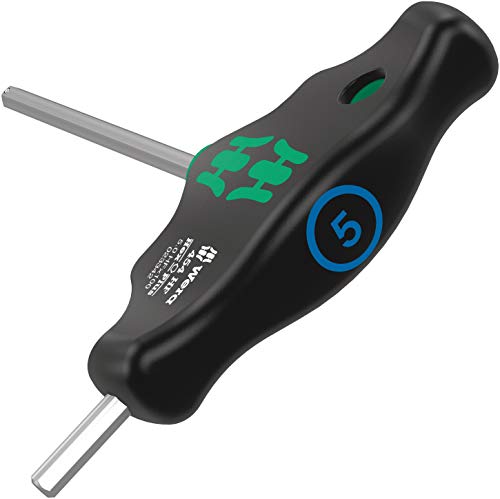 Wera '05023344001 454 HF Quergriff-Sechskantschraubendreher Hex-Plus, 5 x 200 mm